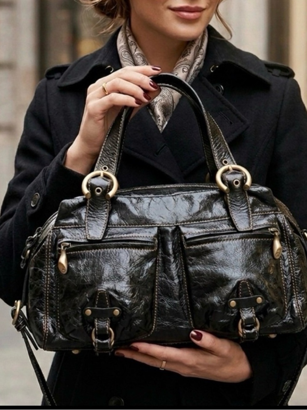 🆕 Francesco Biasia Leather Handbag